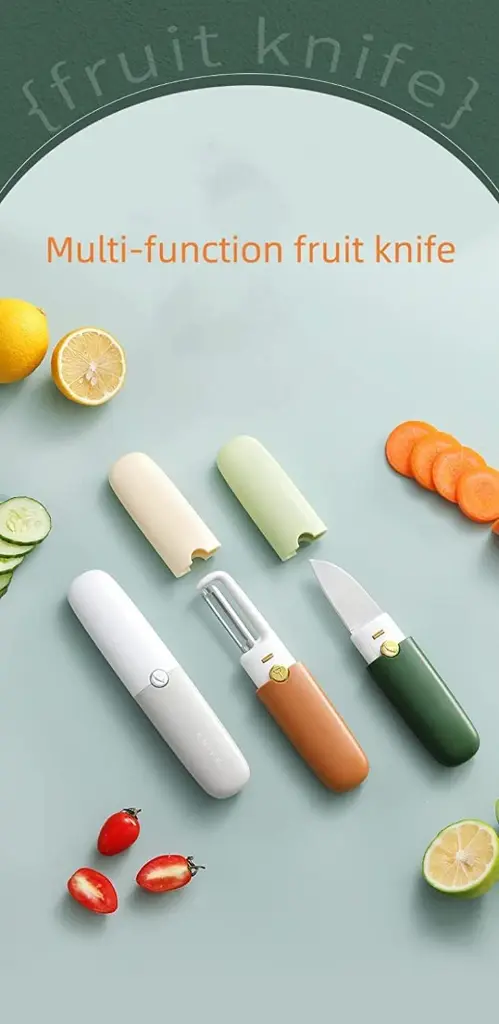 2 in 1 Stainless steel Peeler with Knife  2.webp