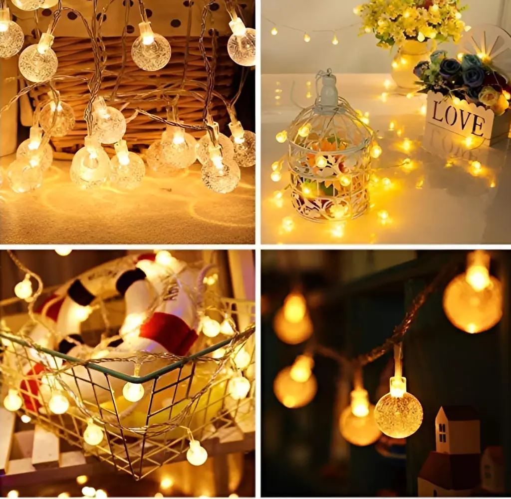 Crystal Ball Led String Light (4 Meters & 20 LED) 3.webp