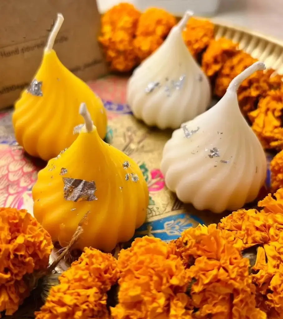 [KBS-556] Modak Wax Candle Set (4 Pieces)