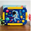 Stainless Steel 3-Compartment Lunch Box – Leak-Proof, BPA-Free, 710 ml (Model 4559) 