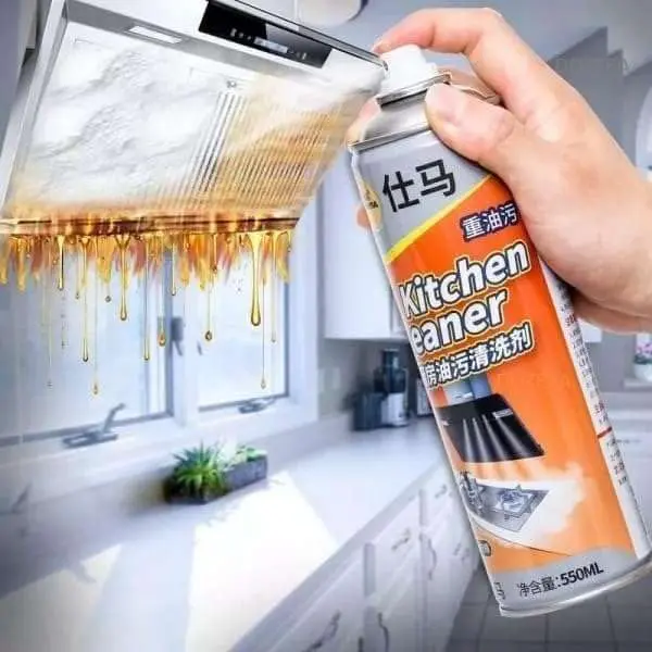 Kitchen Cleaner (Orange)-Oil Stain Kitchen Cleaner Spray