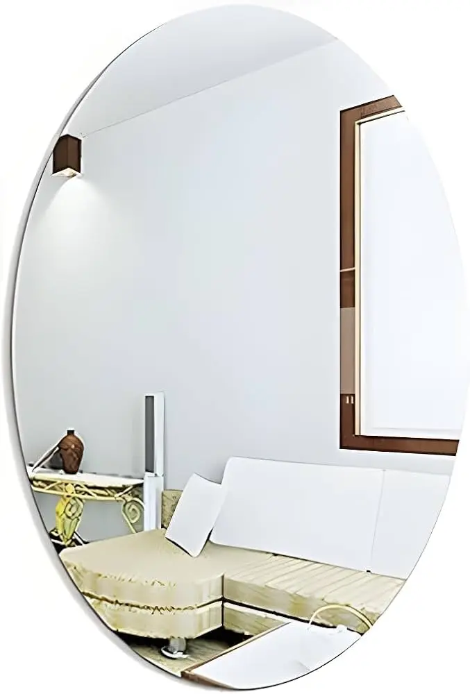 [KBS-580] Oval Shape Wall Mirror Sticker (Small)