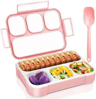 [KBS-196] Plastic 4 Compartment Lunch Box