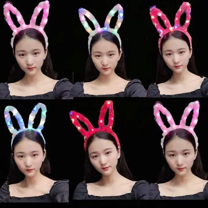 Rabbit Hair Band with Light