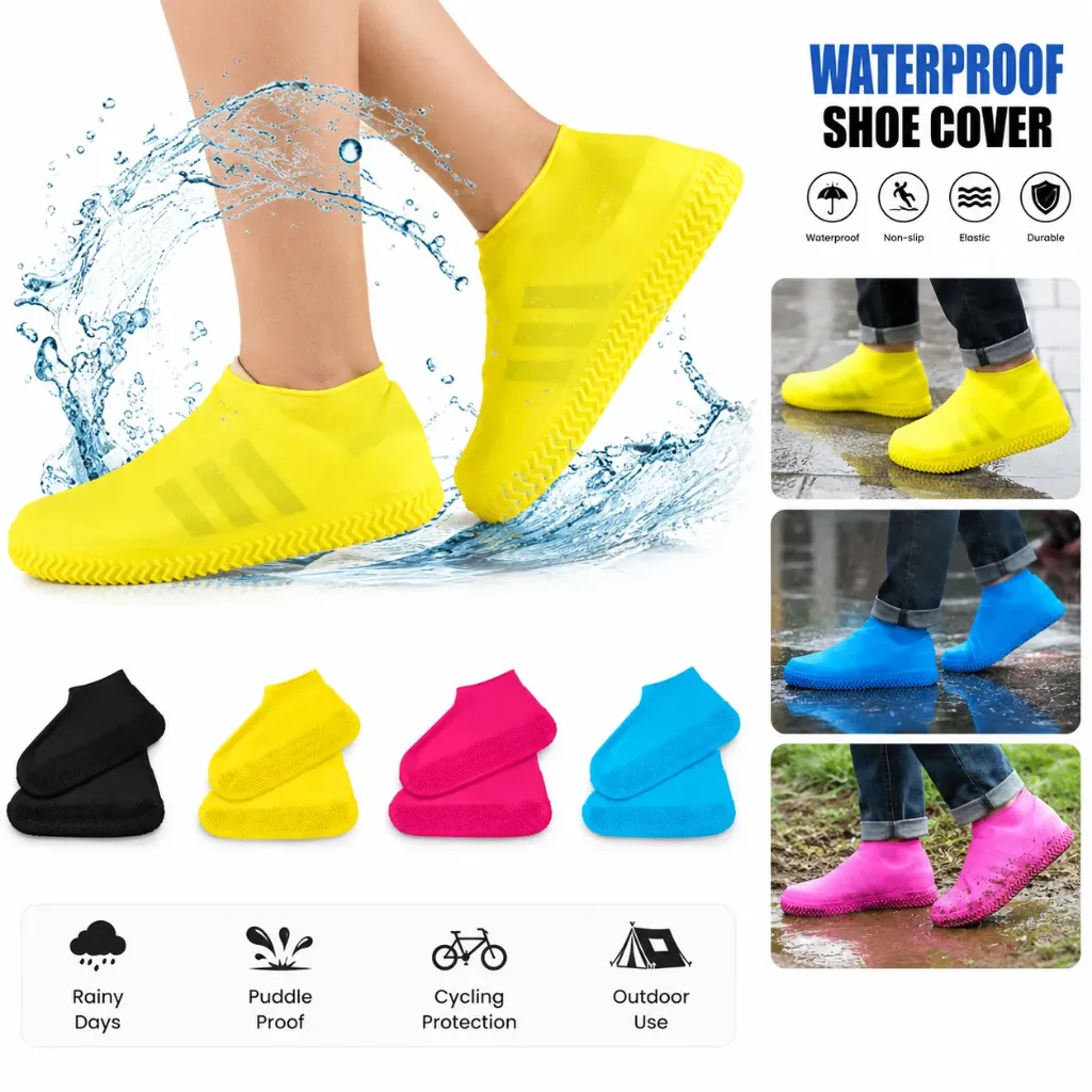 [KBS-472] Waterproof Silicone Rain Shoe Cover- Large