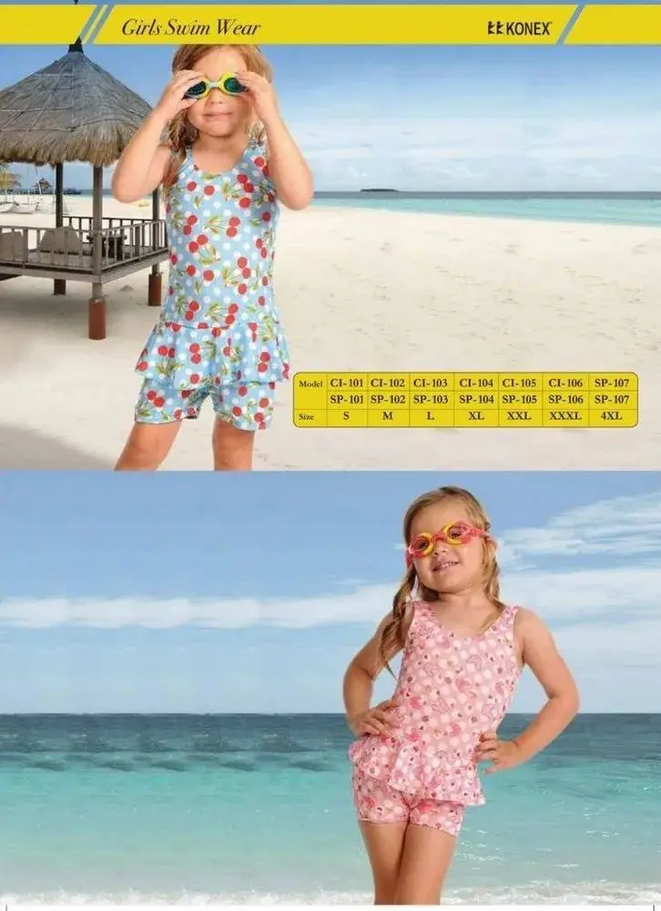 Swimming Costume for Girls (CI-106, XXXL)