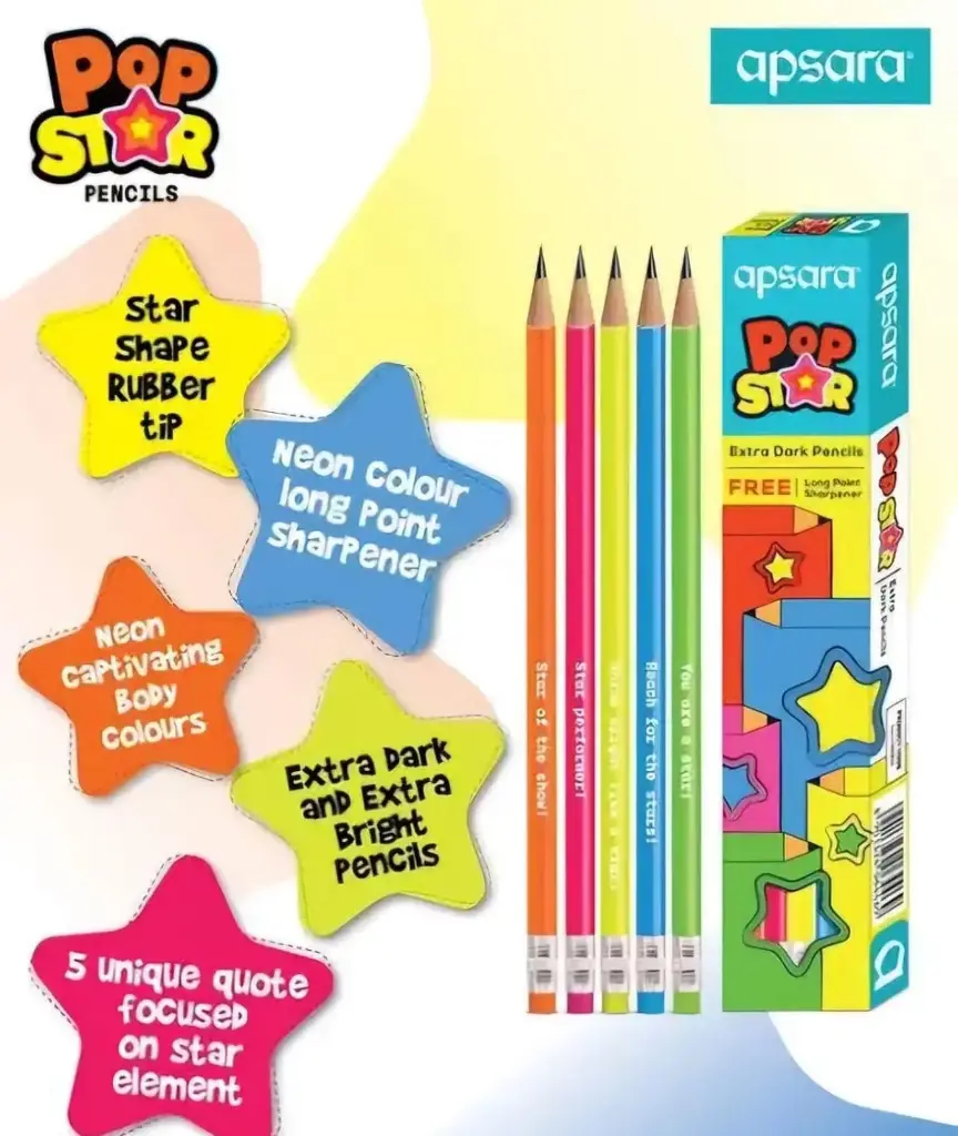 [KBS-845] Apsara POP STAR Pencil Box