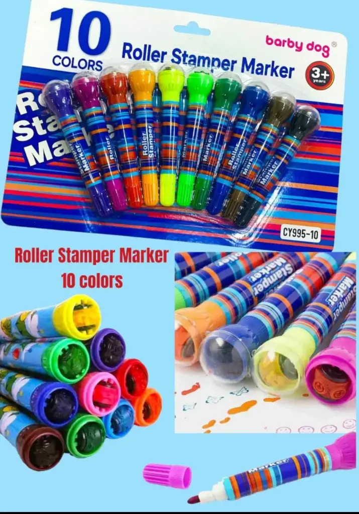 Roller Stamper Marker (10 Pcs)