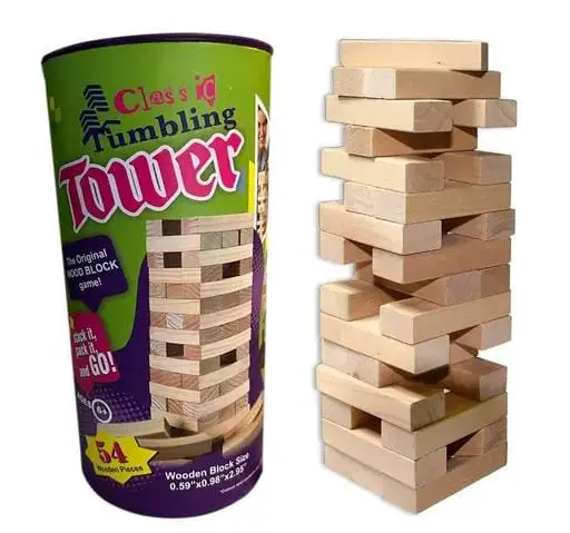 Tumbling Tower (54 Wooden Blocks)