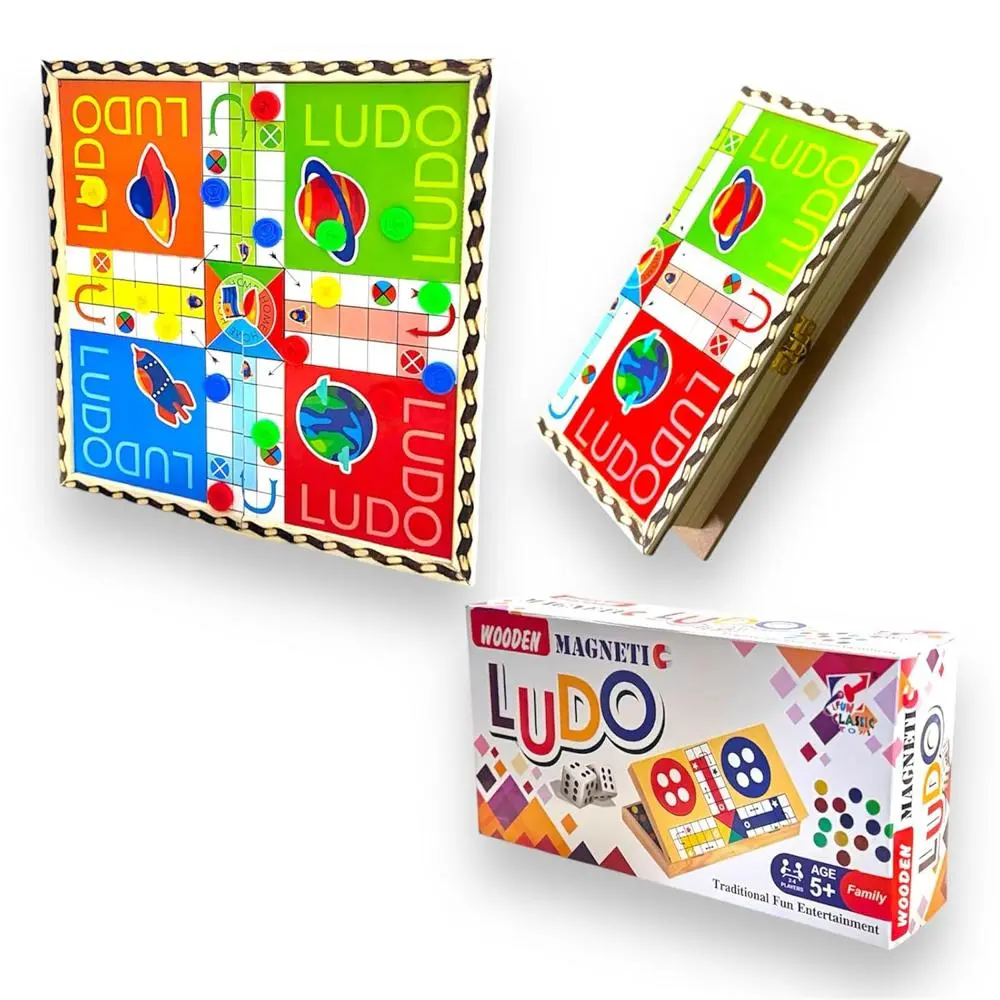 [KBS-866] Wooden Magnetic LUDO