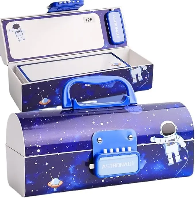 Password Suitcase Pen Box (Assorted Design)