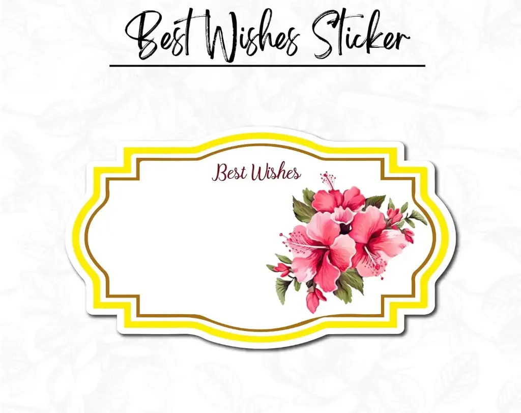Best Wishes Stickers (50 pcs)