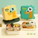 Stainless Steel 2 Layer 3-Compartment Lunch Box – Leak-Proof, BPA-Free, 1120+70 ml (Model 7116) 