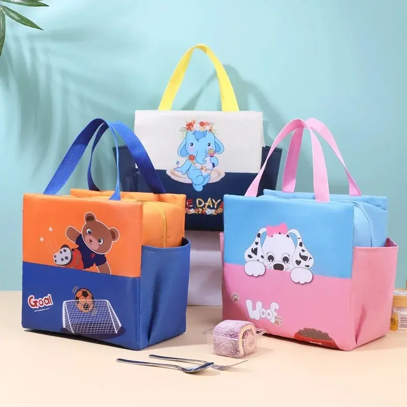 Insulated Lunch Box Bag (Cartoon Print)