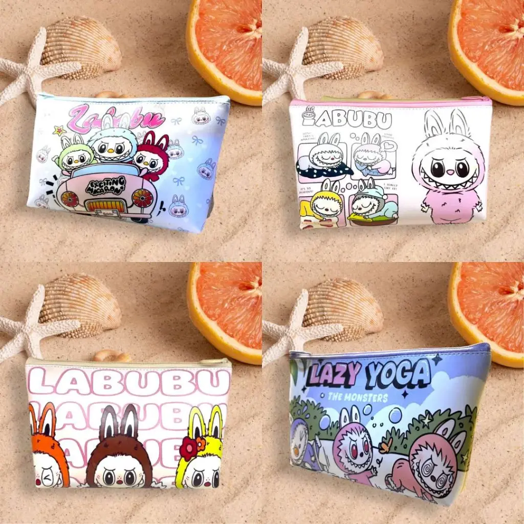 [KBS-971] Pencil Pouch (Cartoon Print - Labubu)