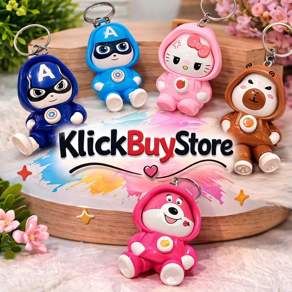 Face Changing Keychain