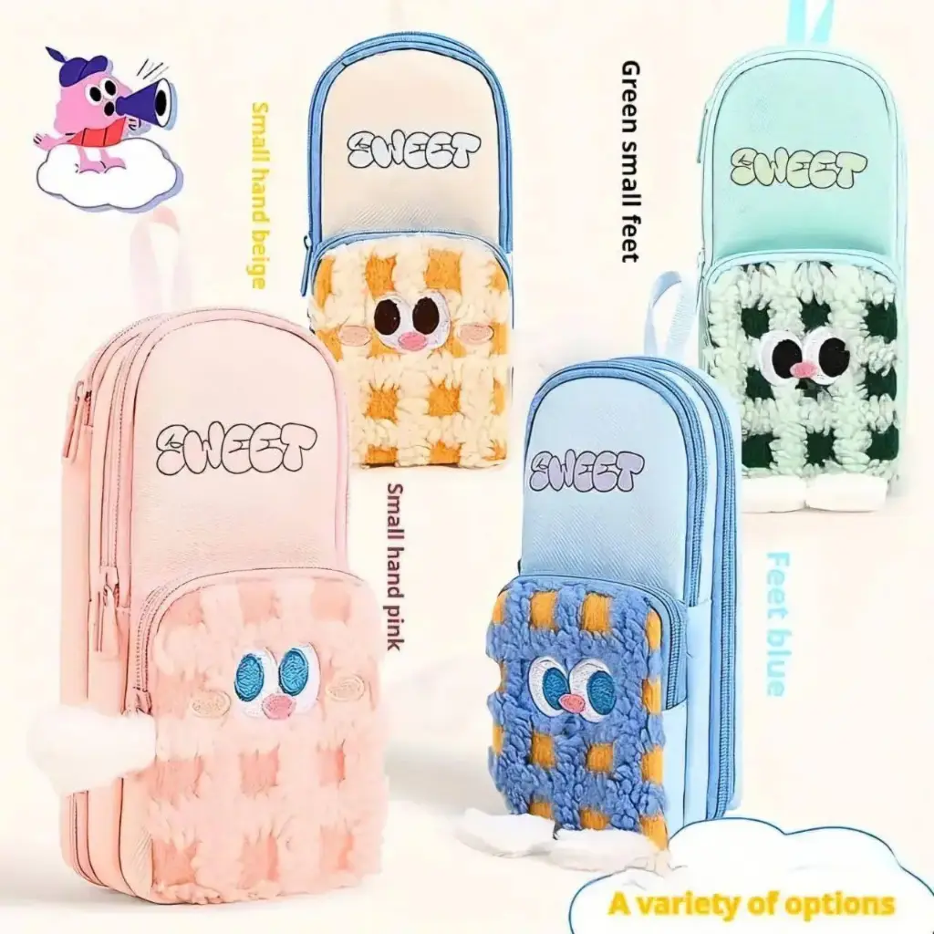 [KBS-1009] Schoolbag Shaped Pencil Pouch -1009