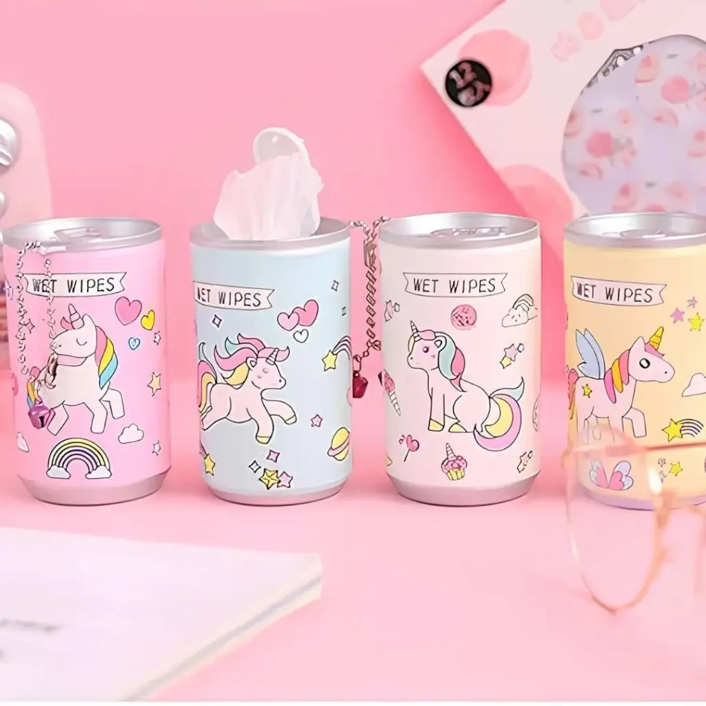 [KBS-1030] Unicorn Tin Face Wet Wipes Tissue (30 PCS)