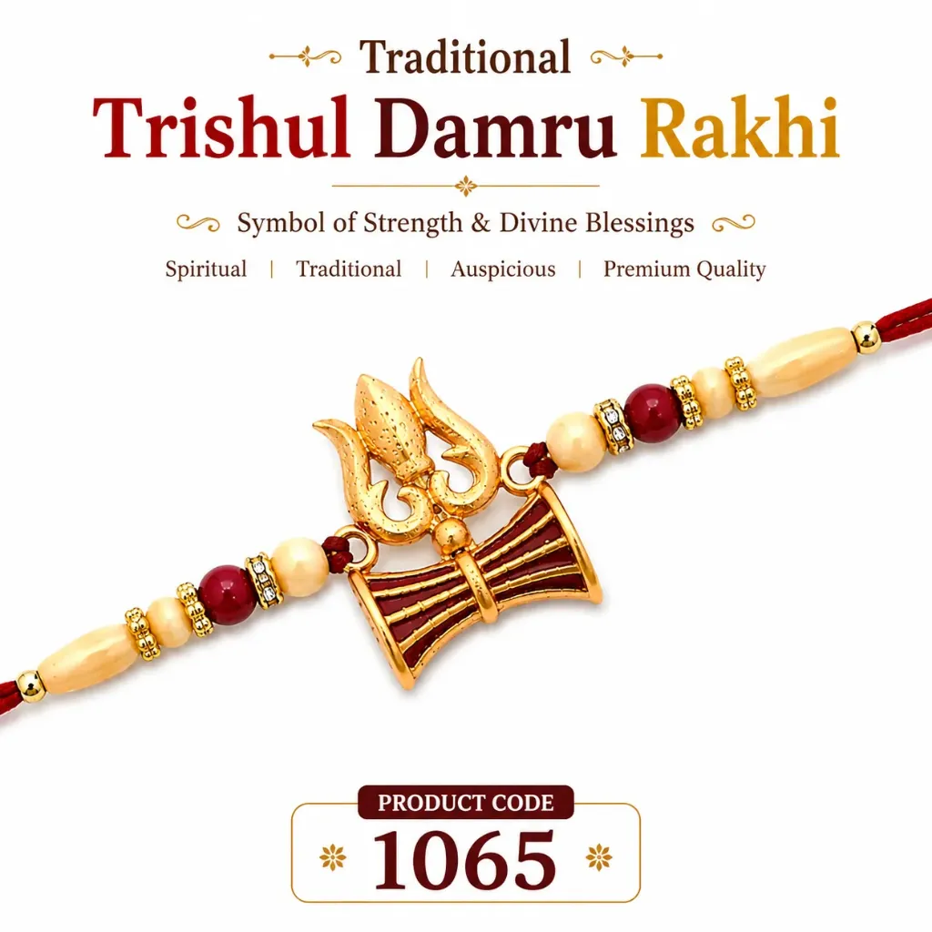 Rakhi - Trishul Damru Rakhi (1065)