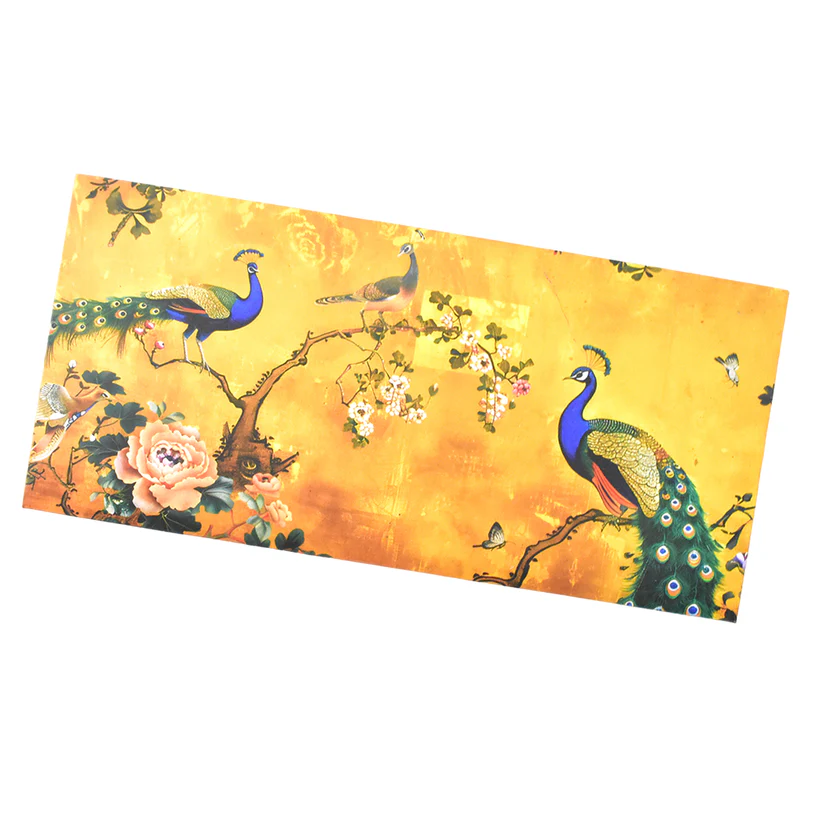 Shagun Money Gift Envelopes (Peacock Design)