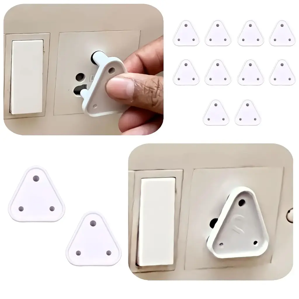 [KBS-1040-1] Safety Cover Guards for Electric Socket Plug (M)
