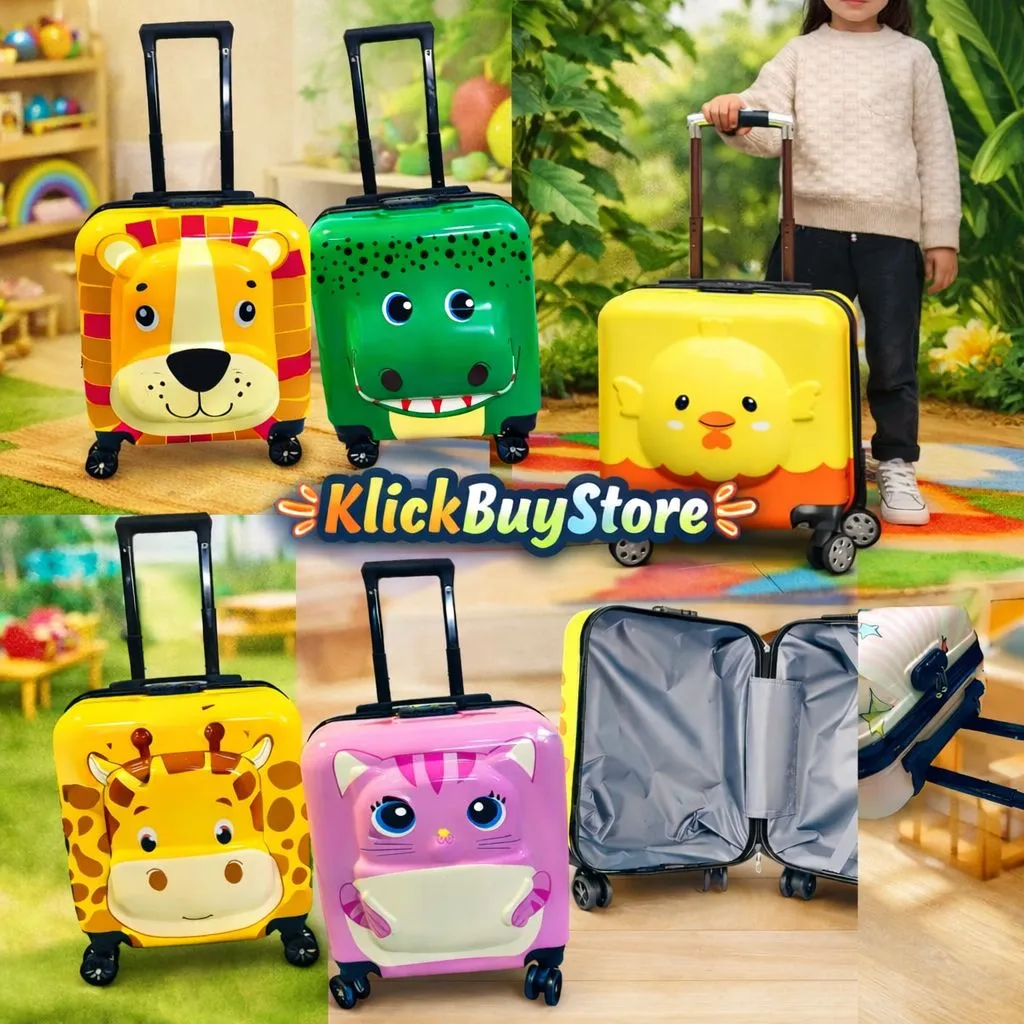 Kids Trolley Bag (Random Design)-1098