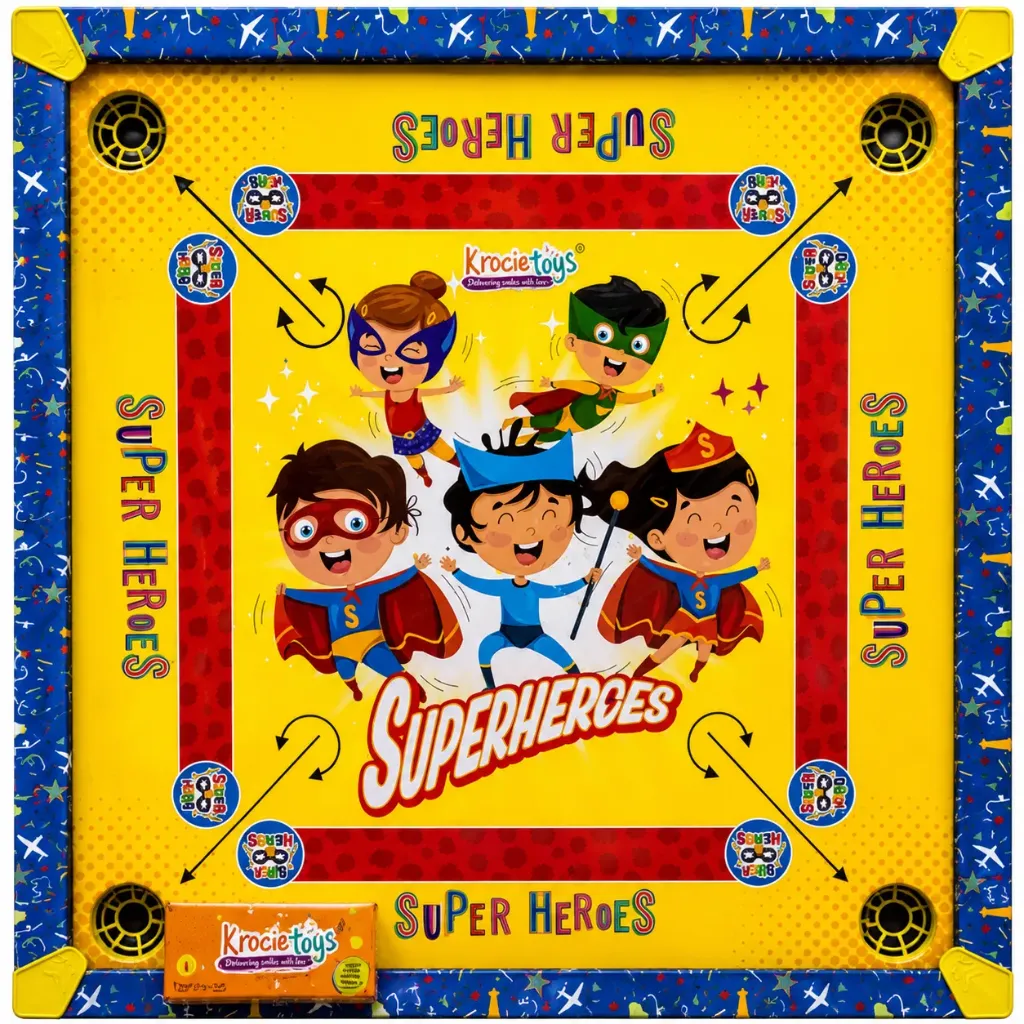 [KBS-1103] Krocie Toys Cartoon Character Carrom with LUDO (26"X26")