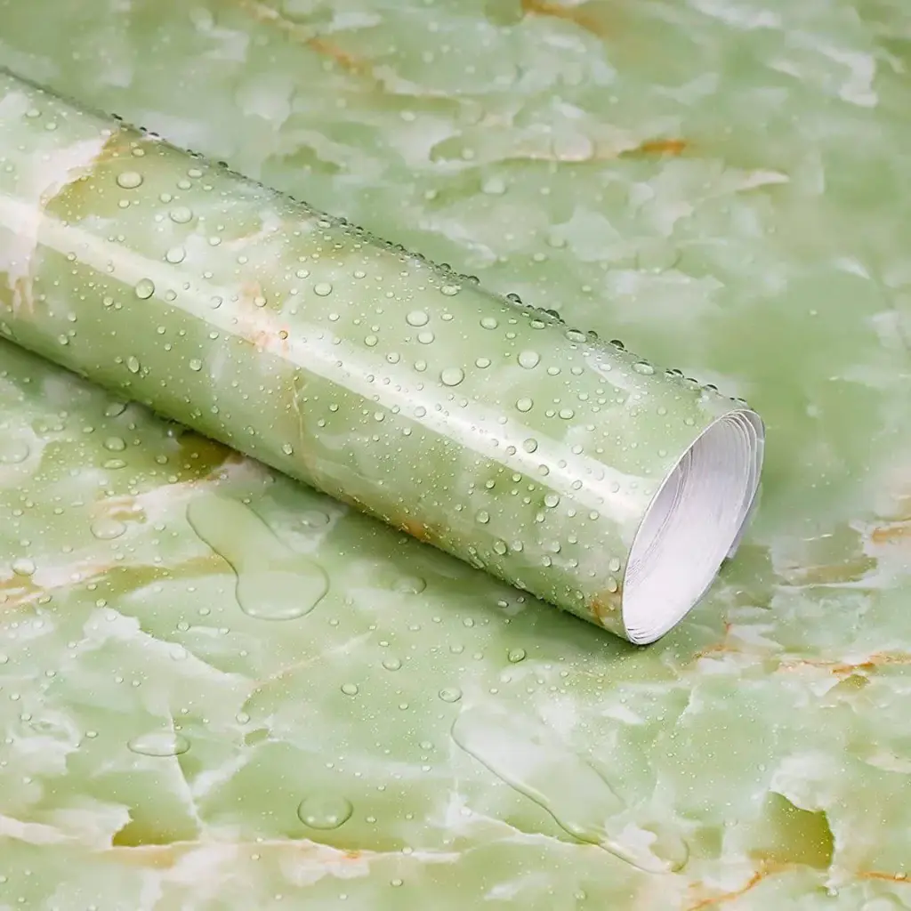 [KBS-1148-2] Self Adhesive Waterproof Wallpaper (60*200 CM) (Green)
