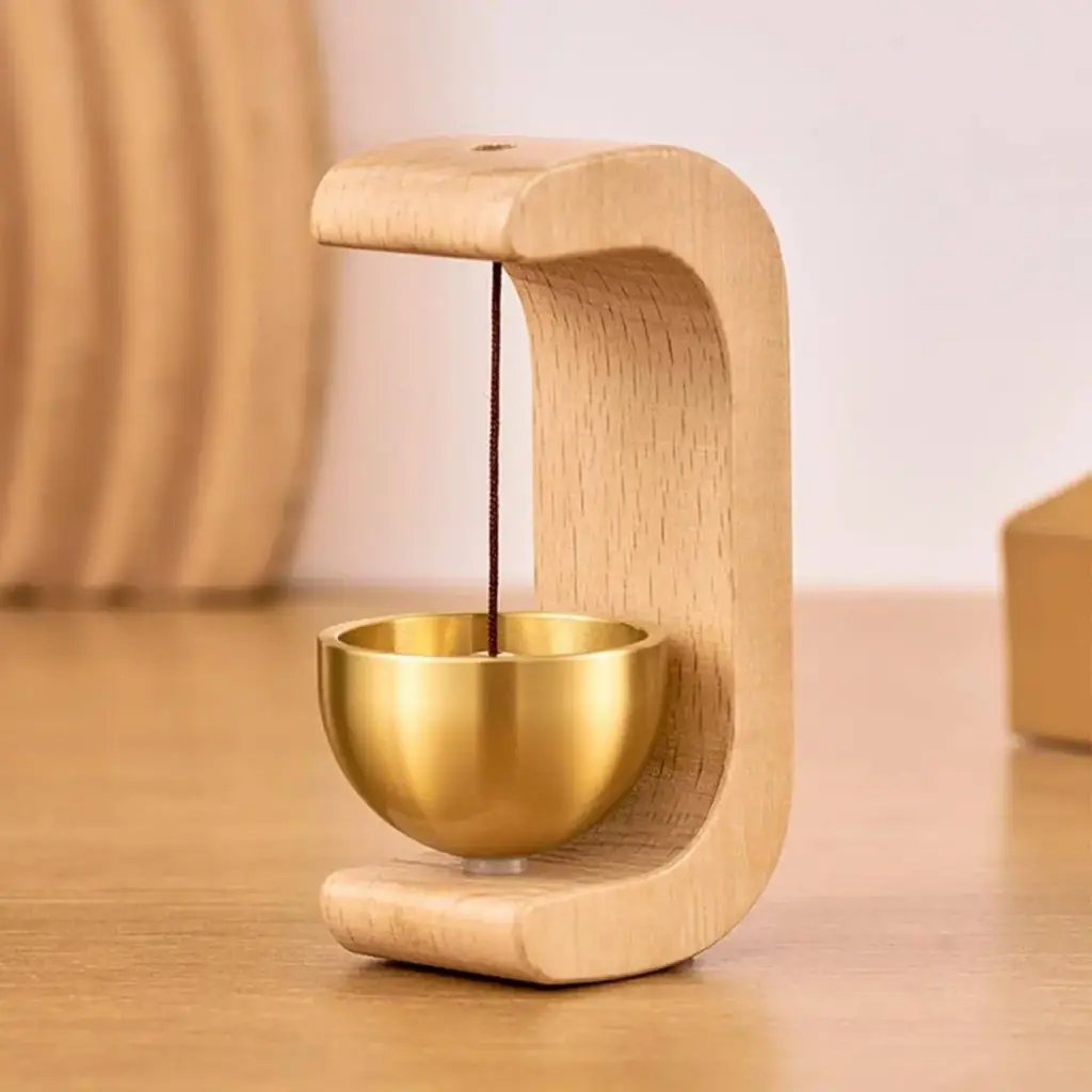 Wooden Door Bell Chime with Brass Sound