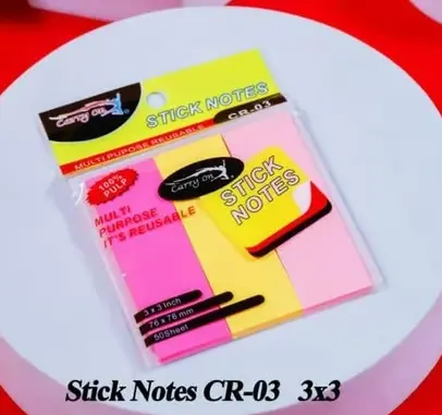 Sticky Note Pad (No. CR-04)