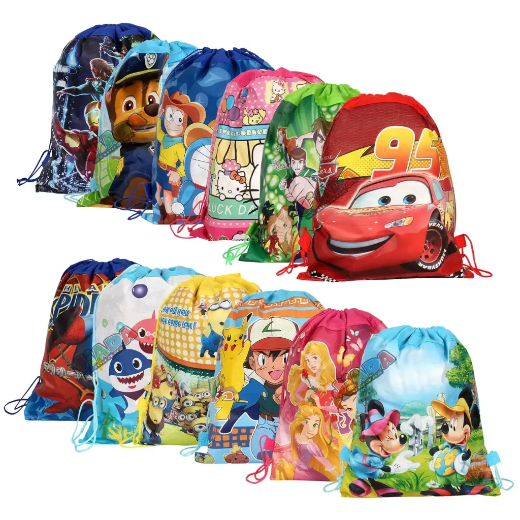 Non-Woven Printed Kids Backpack Dori Bag – 36x28 cm