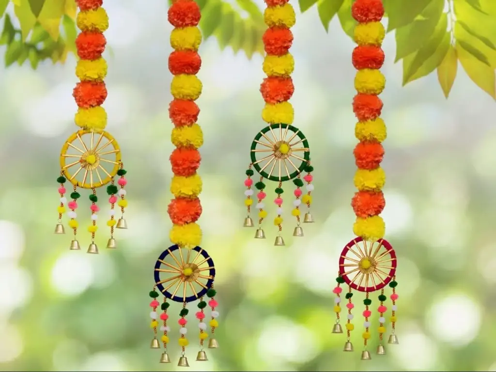 Marigold Hanging Toran (1 Pair)