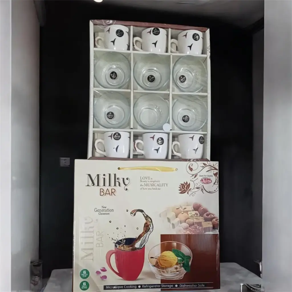 Crockery Set - Milky Bar