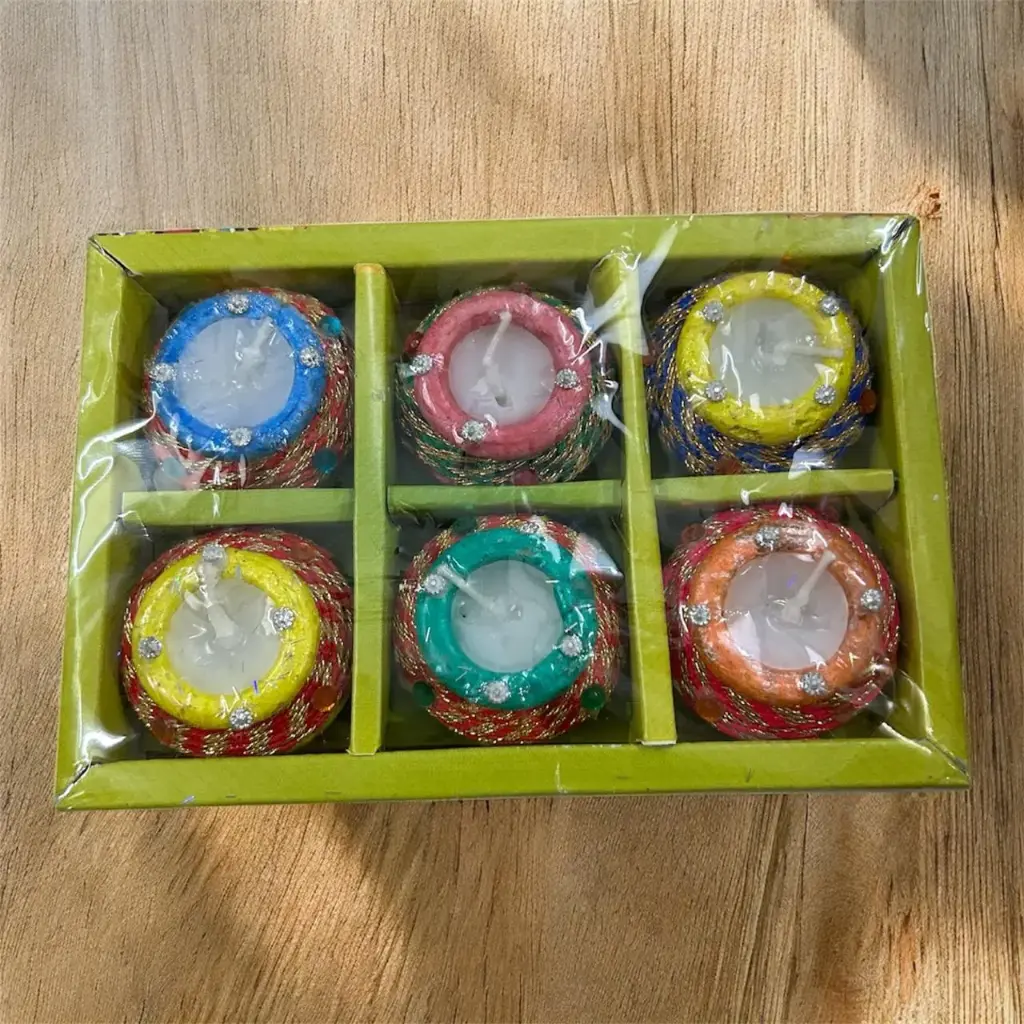 Matka Candle Set (6 Pcs)