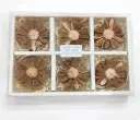 Soy Wax Floating Flower Scented Candle Set (6 Pcs)