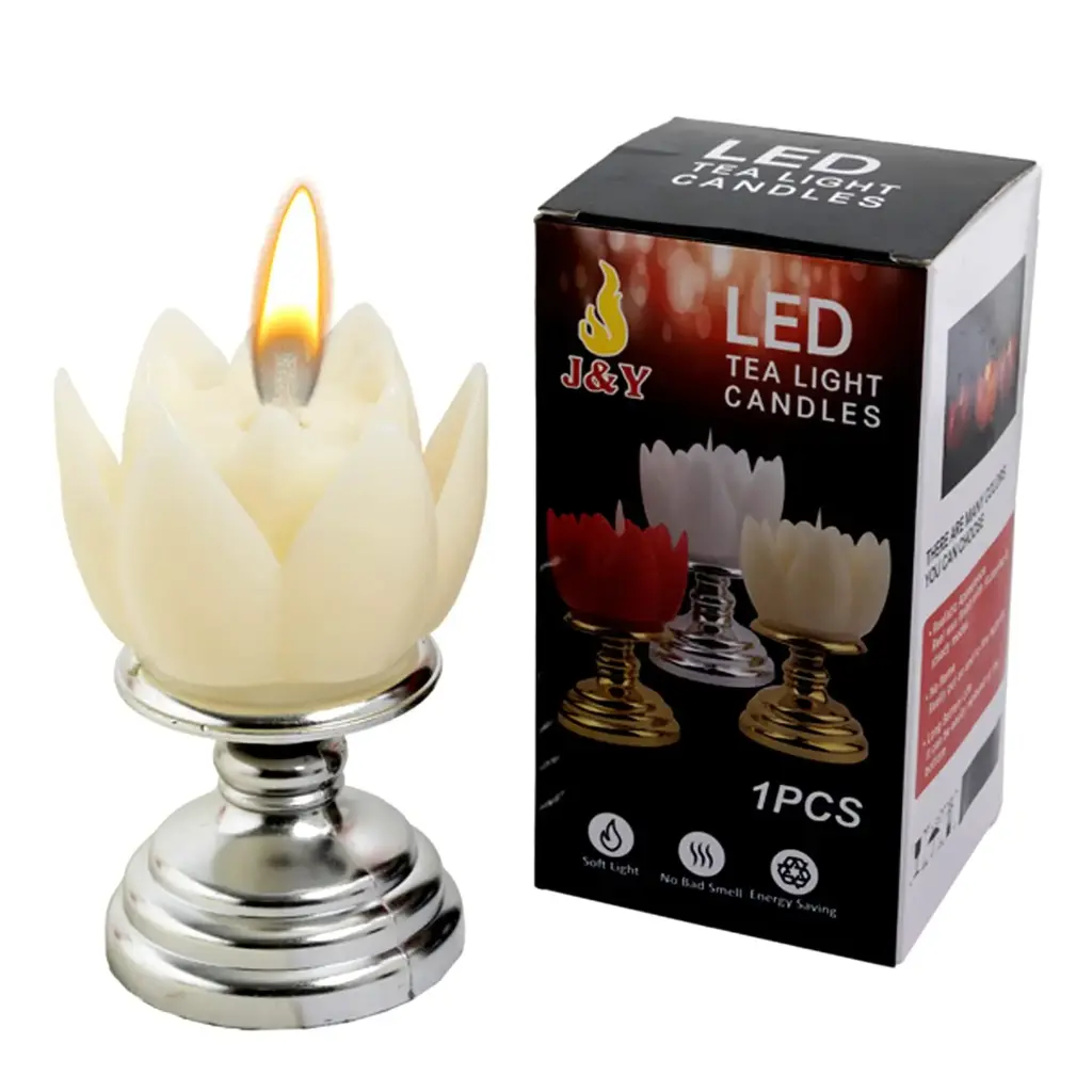 Lotus LED Tea Light Candle 