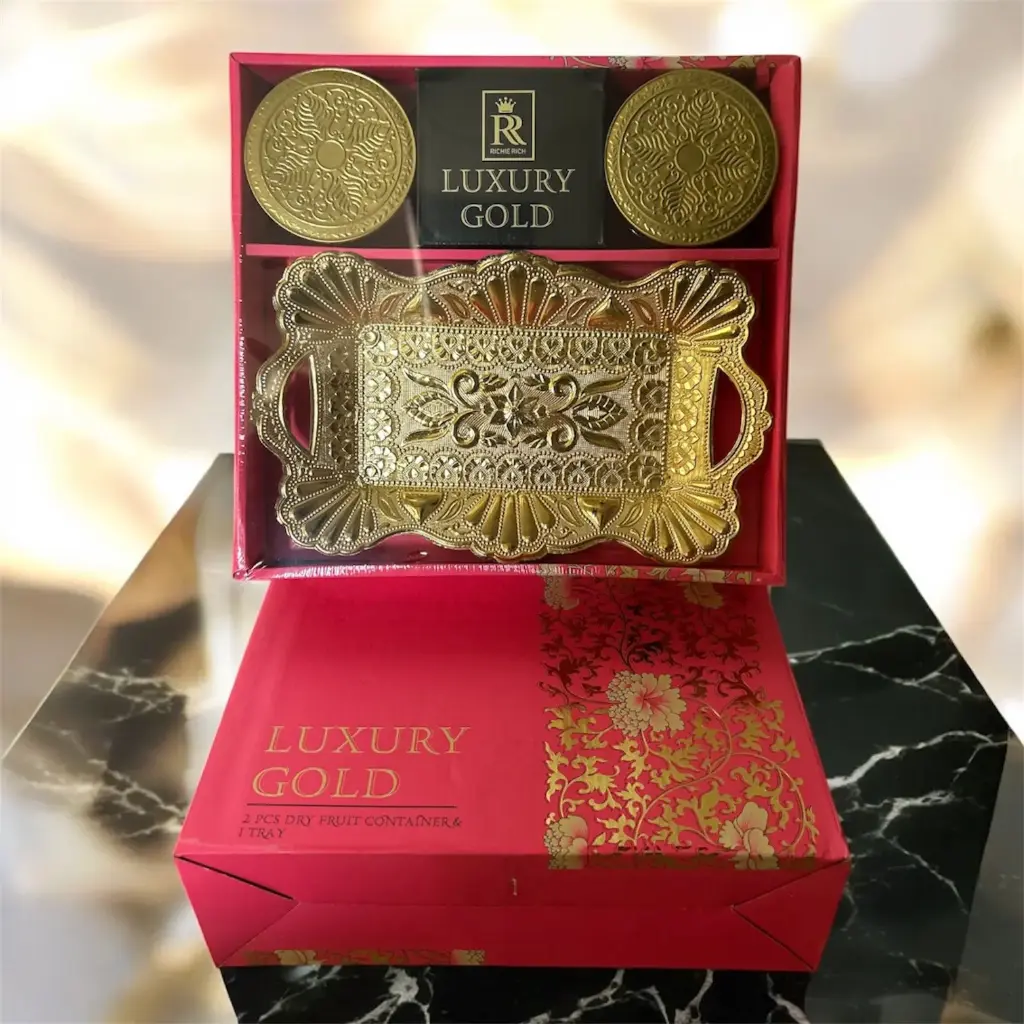 Crockery Set - Luxury Gold