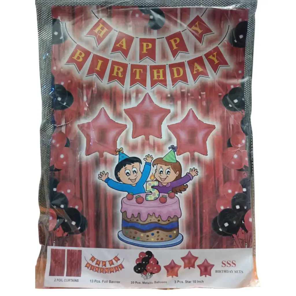Happy Birthday Decoration Combo Set (1329)