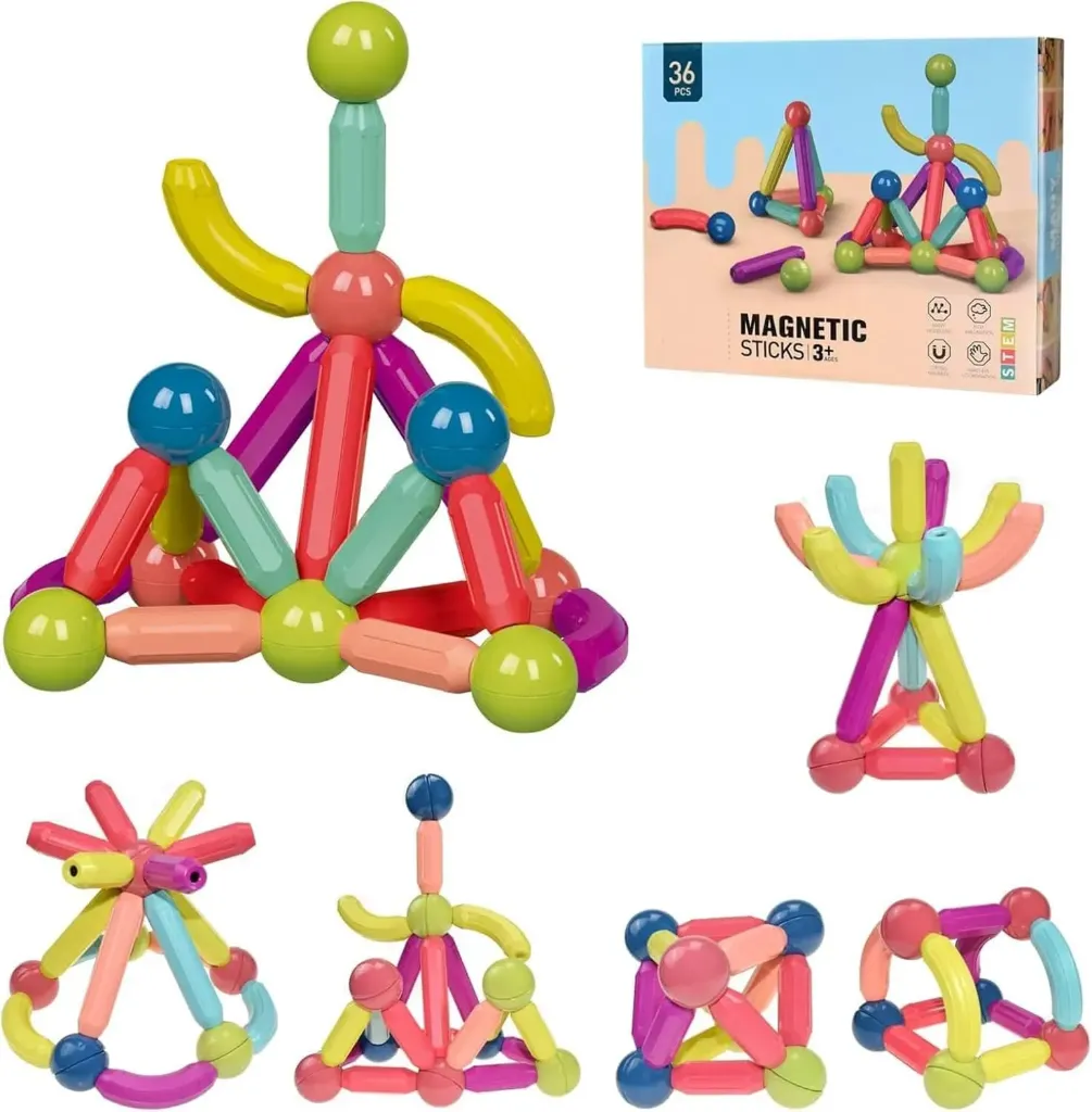 Magnetic Building Blocks (36 Pcs) 