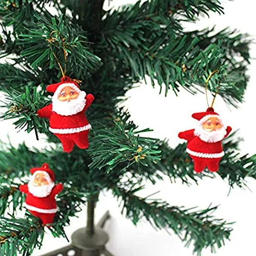 [KBS-1451] Christmas Tree Decoration (6 Pcs Hanging Santa) 