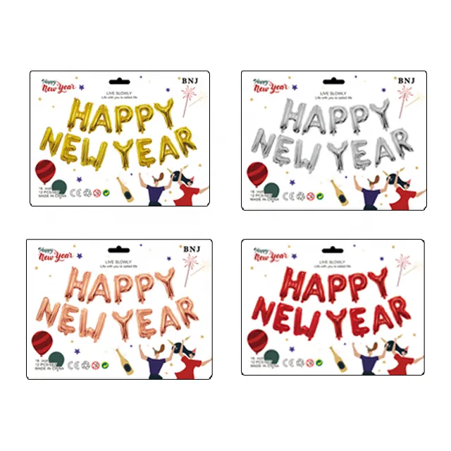 [KBS-1460] Happy New Year Decoration Balloon Foil 