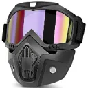 Motorcycle Goggles with Face Mask