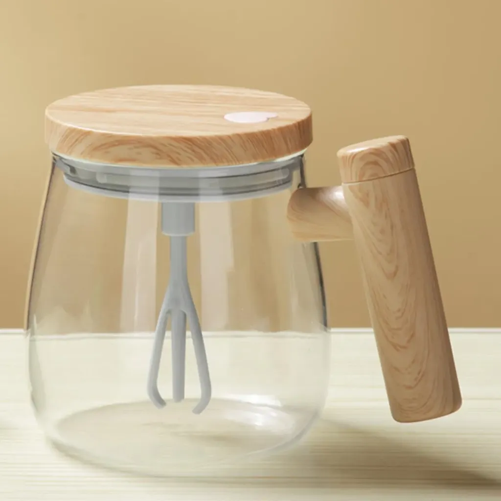 [KBS-1500] Self Stirring Glass Mug