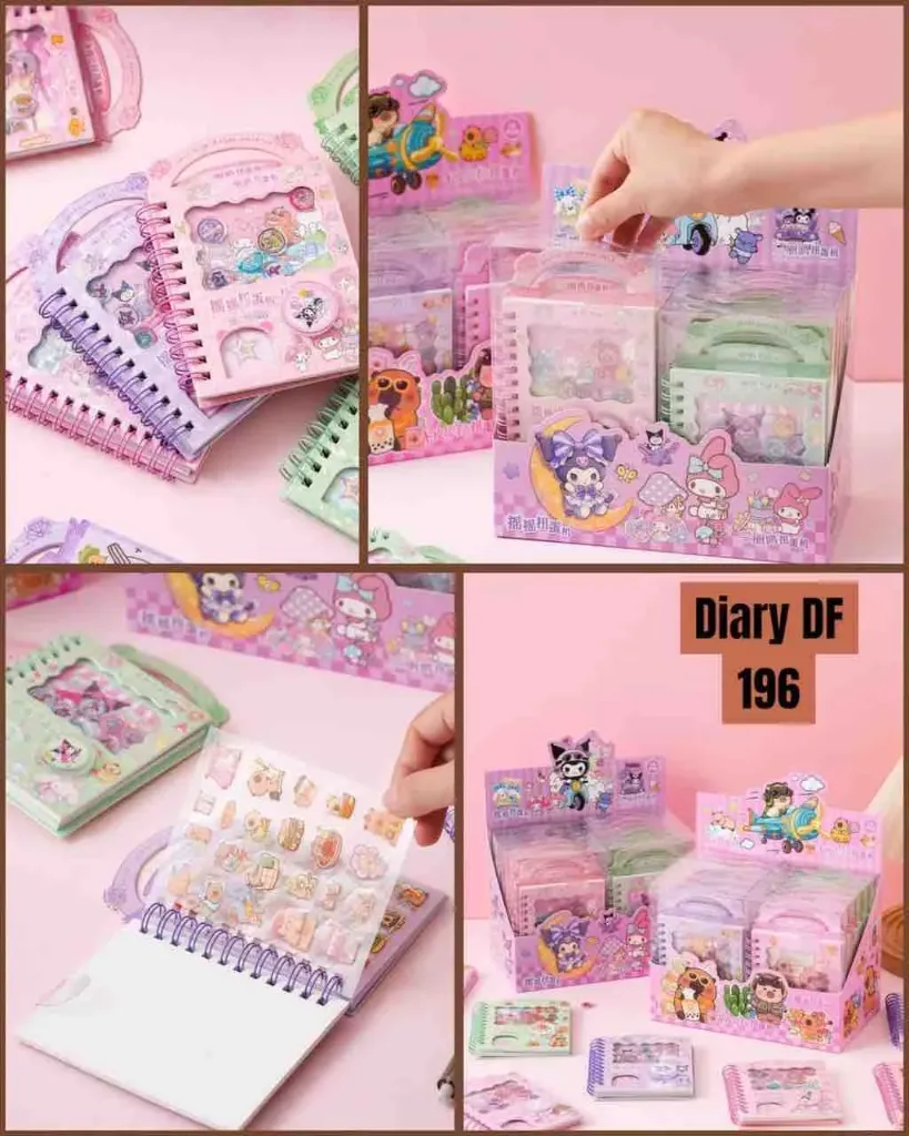 [KBS-1503] Spiral Sticker Notebook (No. DF 196)