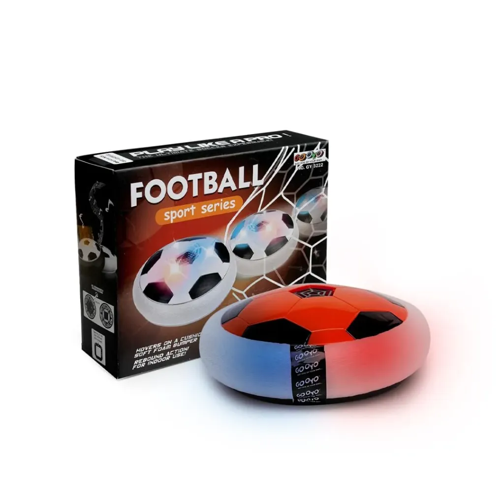 Hover Football with Colorful Flash Lights - Indoor Air Soccer Ball for Kids - Hover Soccer Ball for Indoor Play