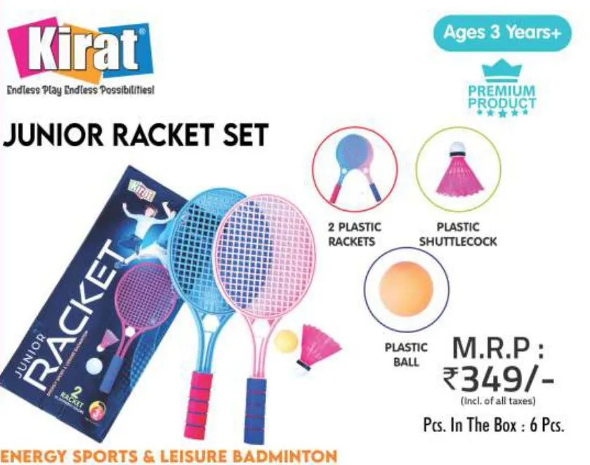 Kirat Junior Racket Set 