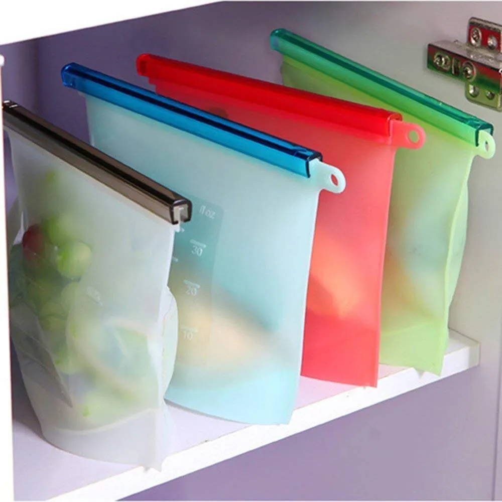 Silicone Food Storage Bag 1000ml (1 Piece)