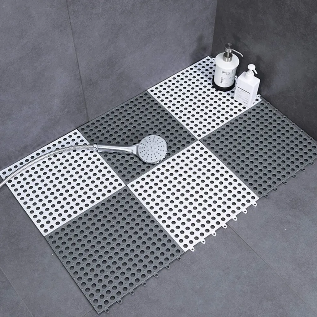 Rubber Bathroom Floor Tiles Mat 30×30 cm