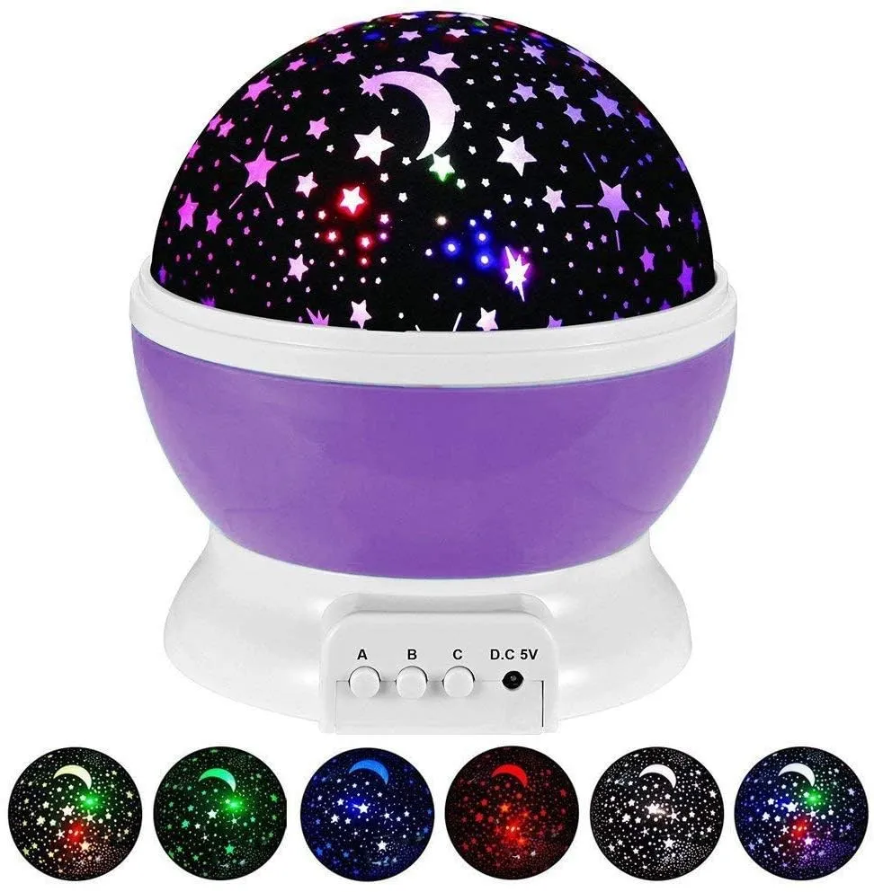 Star Master Projector Lamp | 360° Rotating LED Night Light with Colorful Starry Space Projection | Home Decoration Lamp