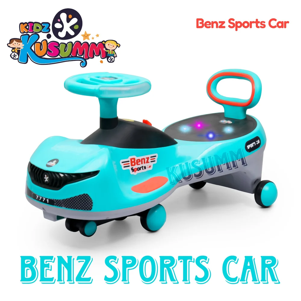 Kids Rider - Magic Car Ride On Toy for Kids | Musical Swing Car with Lights | Indoor & Outdoor Ride On